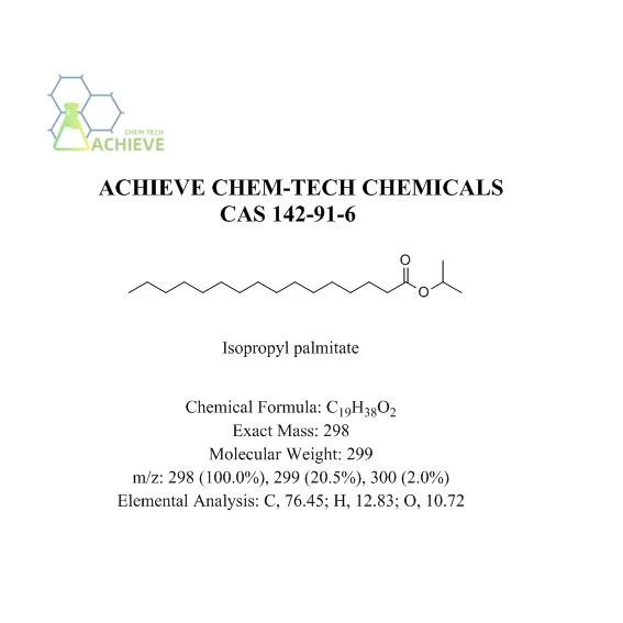 مایع ایزوپروپیل پالمیتات CAS 142-91-6