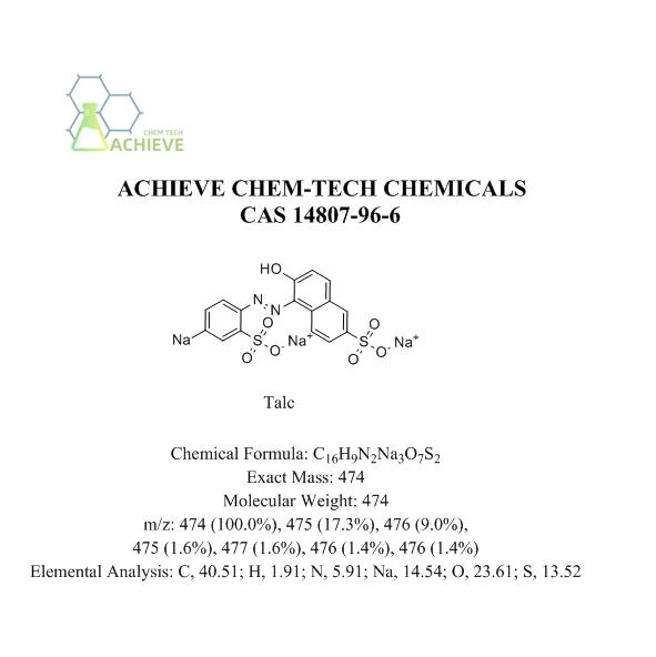 پودر تالک خالص CAS 14807-96-6