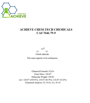 پودر کلرید کبالت CAS 7646-79-9